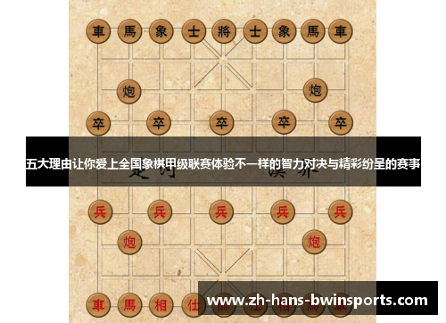 五大理由让你爱上全国象棋甲级联赛体验不一样的智力对决与精彩纷呈的赛事